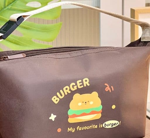 ランチバッグ 大きめ かわいいフードデザイン 大容量保冷ランチバッグ