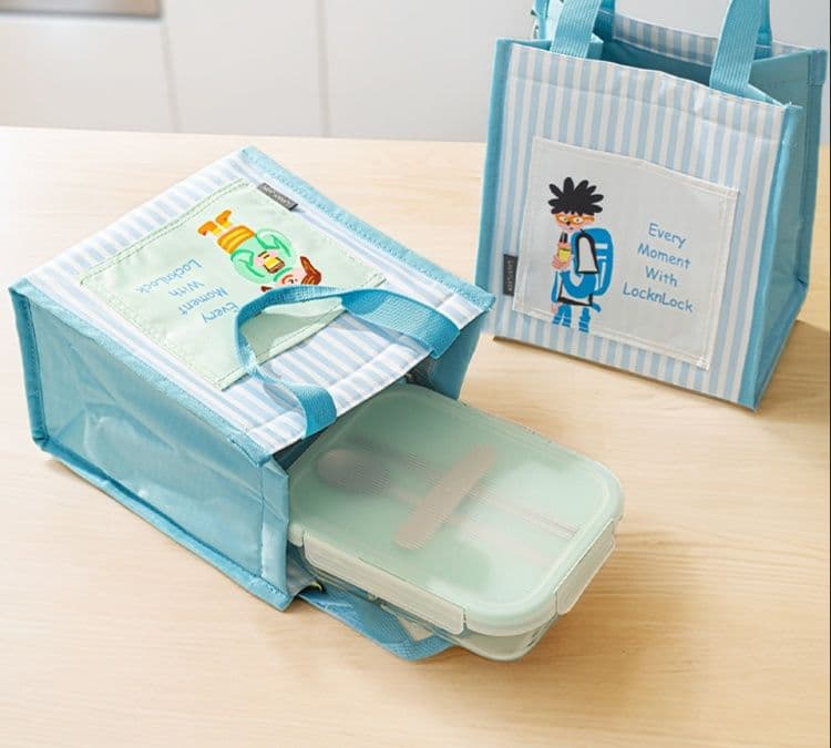 ランチバッグ 小さめ 縦型保冷ランチバッグ 軽量携帯タイプ