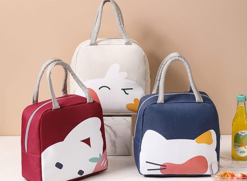 ランチバッグ 保冷 ねこモチーフ 保冷ランチバッグ