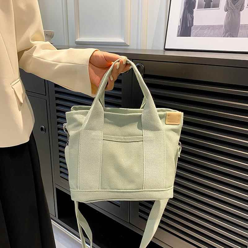 ランチバッグ 小さめ 多用途キャンバストート ミニサイズ