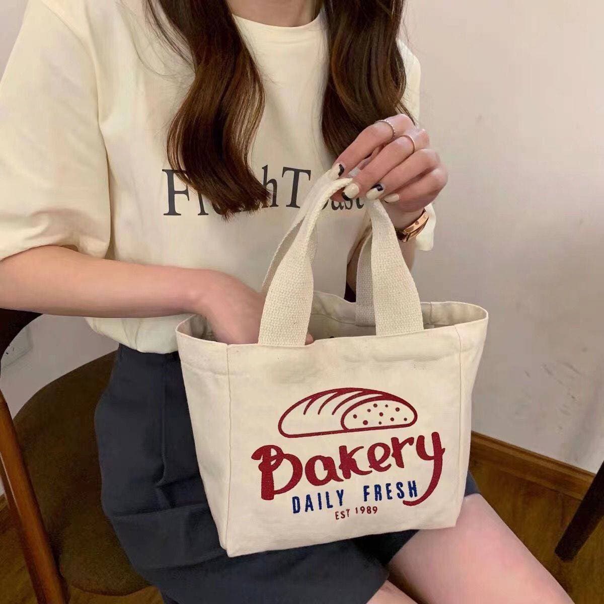 ランチバッグ 小さめ パン屋さんの贅沢ミニトート