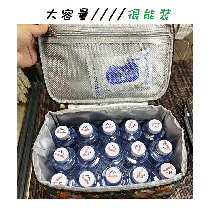 ランチバッグ ゆとりの空間 動物柄保冷ランチバッグ