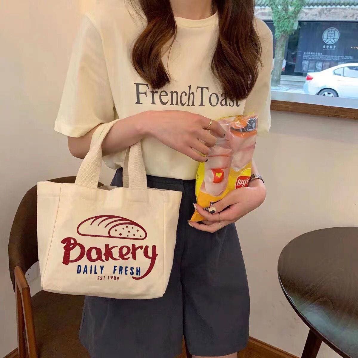 ランチバッグ 小さめ パン屋さんの贅沢ミニトート