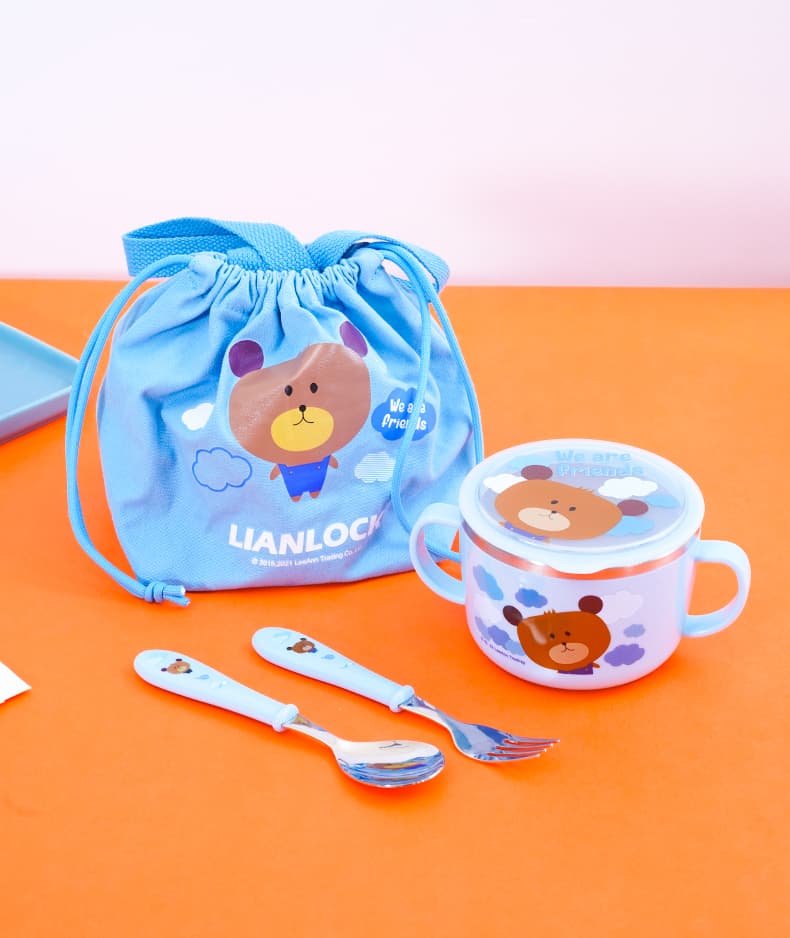 ランチバッグ 小さめ かわいい巾着型保冷ランチバッグ