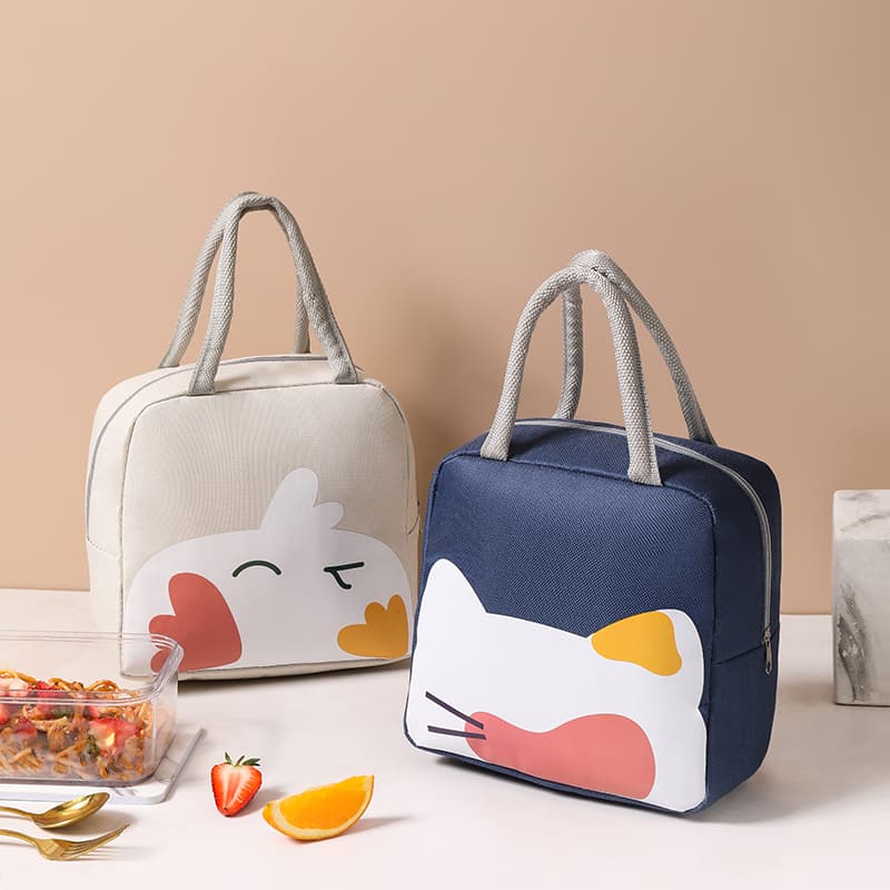 ランチバッグ 保冷 ねこモチーフ 保冷ランチバッグ