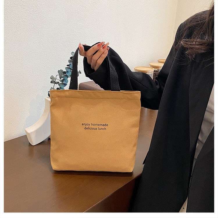 ランチバッグ 女性用小さめランチトートバッグ