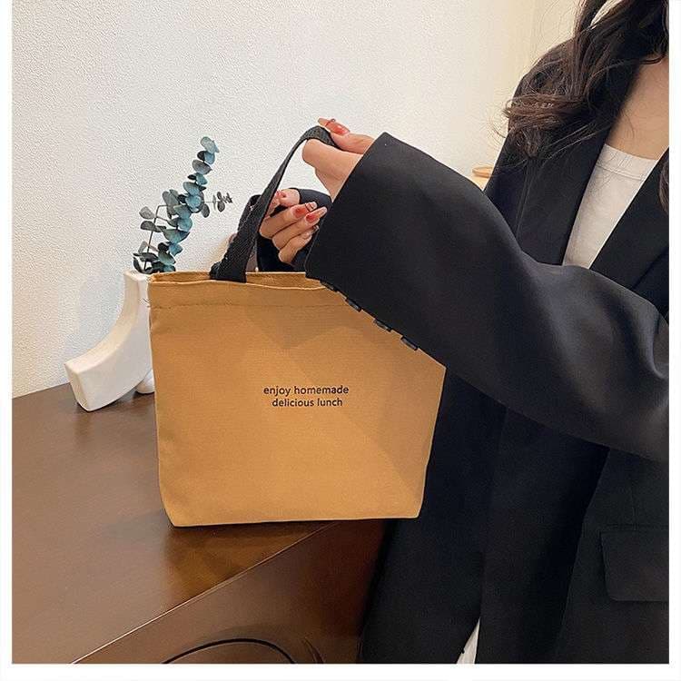 ランチバッグ 女性用小さめランチトートバッグ