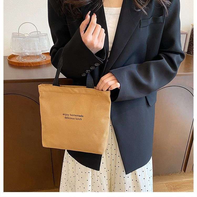 ランチバッグ 女性用小さめランチトートバッグ