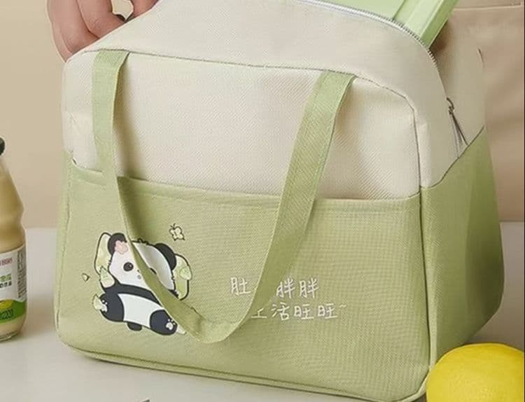 ランチバッグ 大きめ パンダ柄 大容量保冷ランチバッグ
