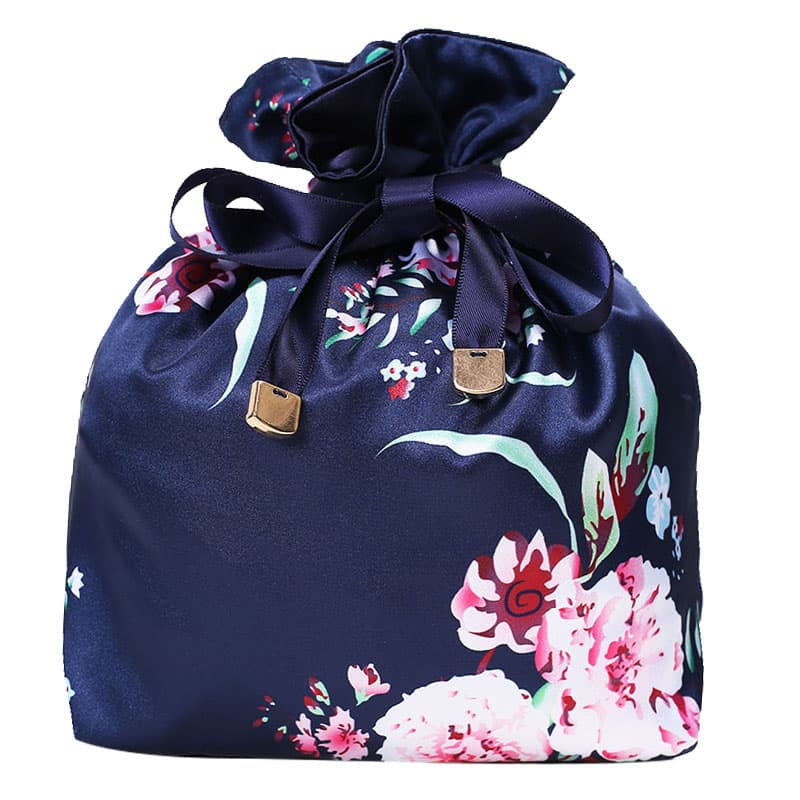 ランチバッグ 花咲く巾着ランチバッグ
