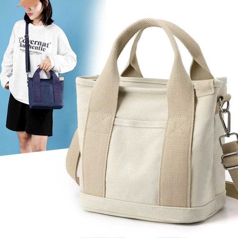 ランチバッグ たっぷり収納キャンバストートランチバッグ