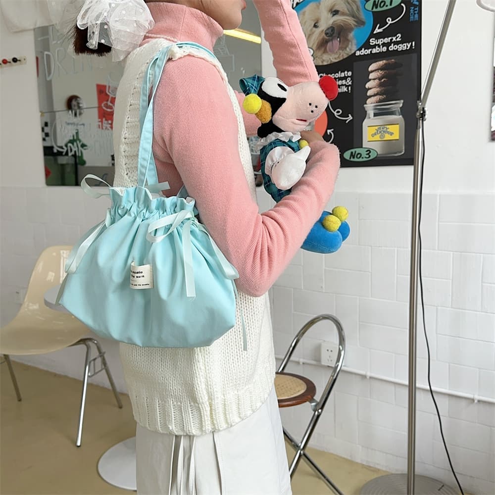 ランチバッグ 巾着ミニポーチ ランチバッグ
